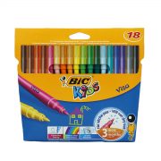 ست18 رنگ ماژیک نقاشی ویزا BIC