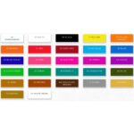 کاتالوگ رنگ شیشه مونت مارت