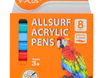 ماژیک اکریلیک 8 رنگ مدل AP240410 وای پلاس Y.PLUS