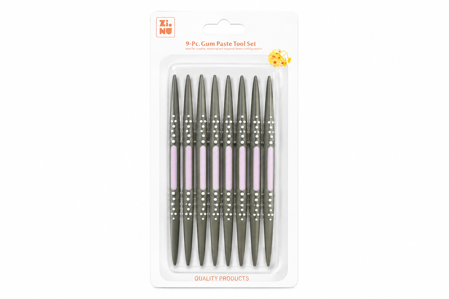 6-piece fondant tool set 1 ابزار فونذانت