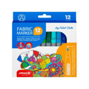 ماژیک پارچه 12 رنگ آریا