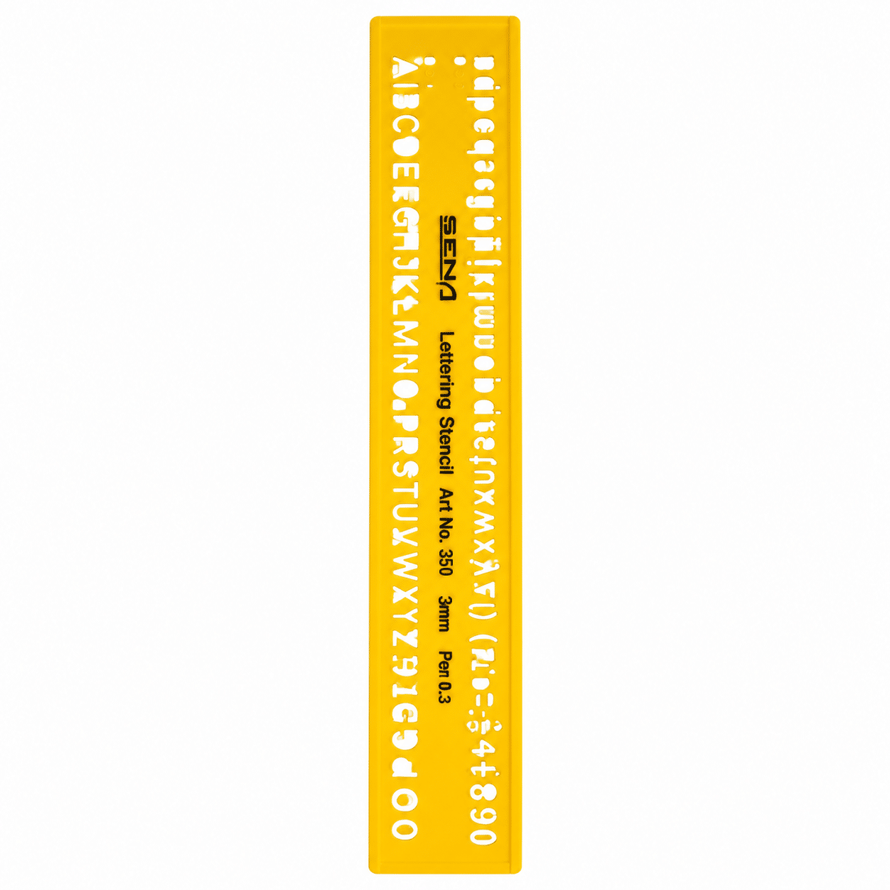 sena_stencil_350_3mm_pen0.3 شابلون حروف و اعداد لاتین سنا